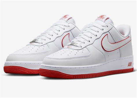 nike air force 1 low weiß rot|Nike Air Force 1 schuhe.